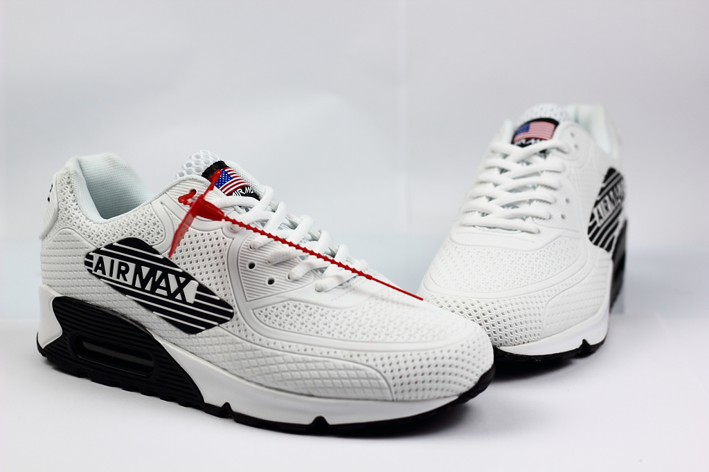 Supreme Nike Air Max 90 Nano Drop Plastic White Black Shoes